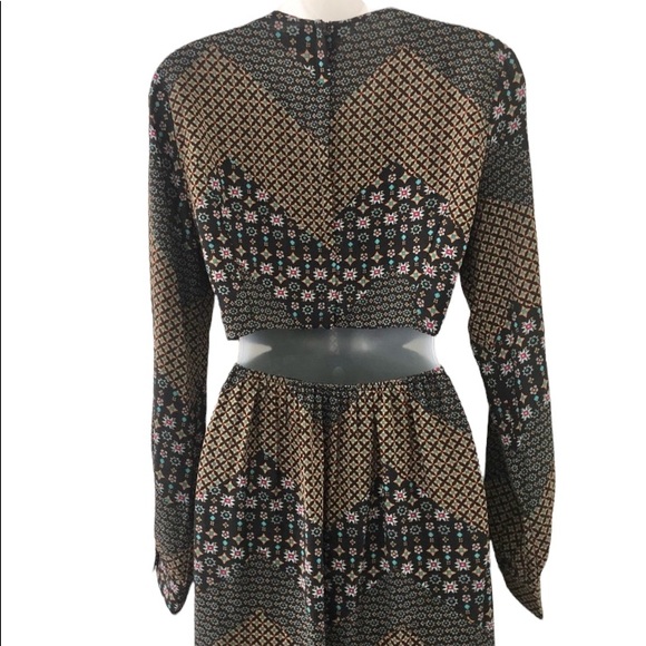 Le Kate maxi dress slit skirt cut out back size Large - Picture 3 of 12